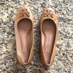 Tory Burch Lowell Ballet Flats - Tan - SIZE 9